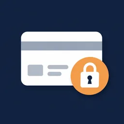 Pay securely icon